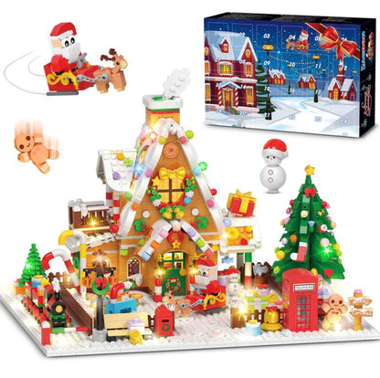 GingermasBuilds™ - 24 Day Christmas GingerBread Building Set