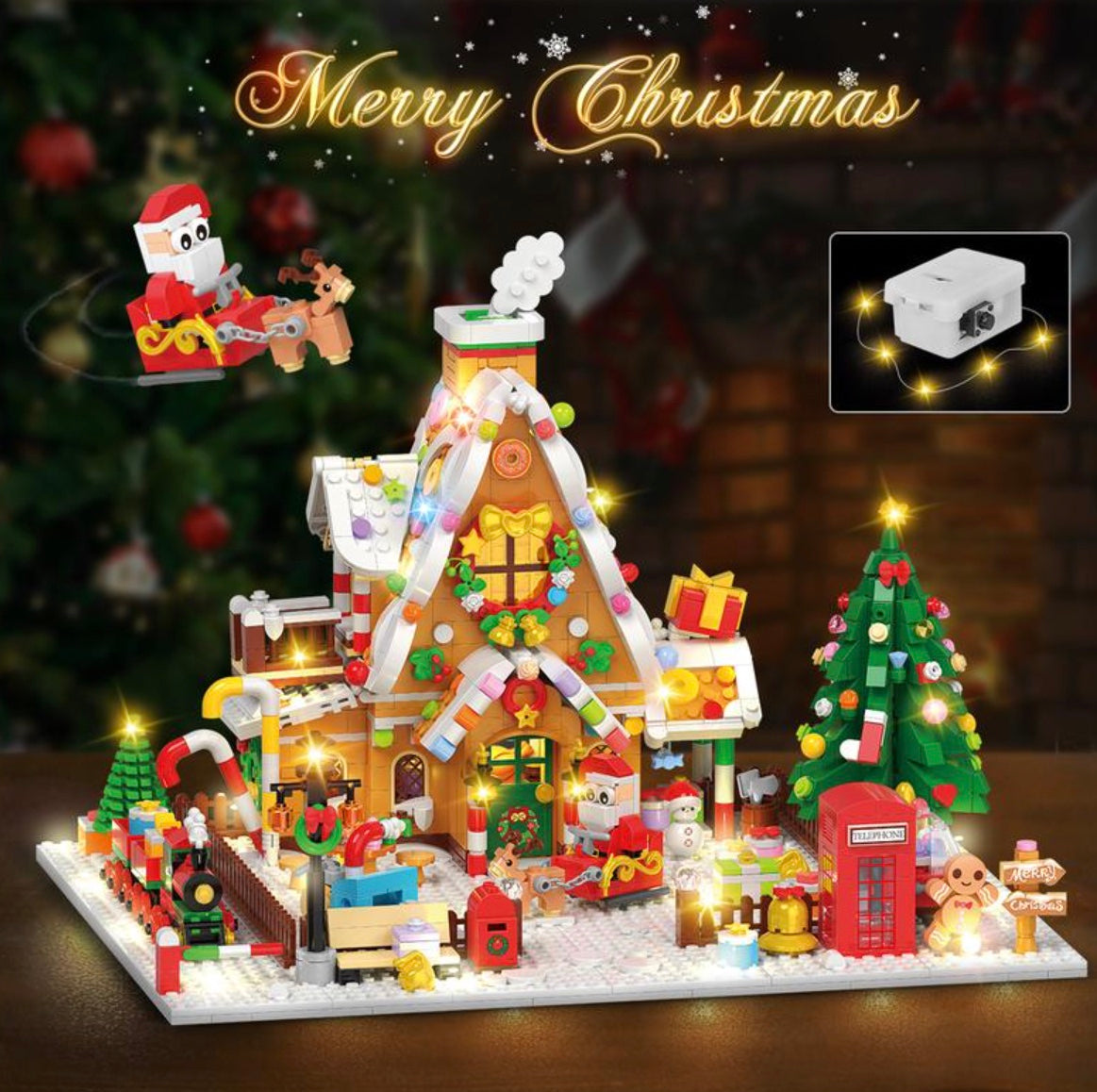 GingermasBuilds™ - 24 Day Christmas GingerBread Building Set